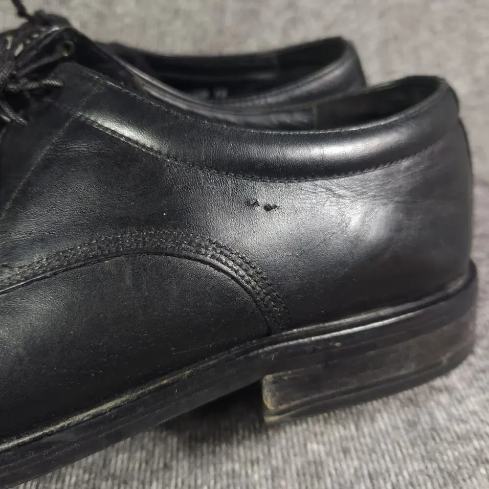 Men’s Florsheim Oxford Dress Shoes Black Leather Lace Up Size 13 D 11031-01